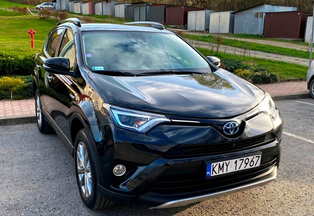 Toyota RAV4 cena 109700 przebieg: 76800, rok produkcji 2018 z Myślenice małe 172